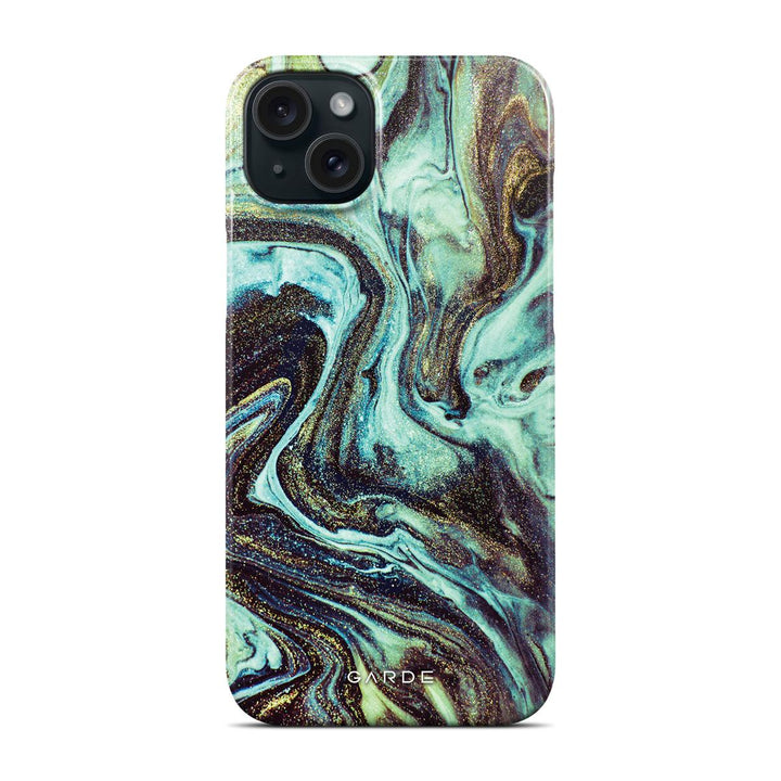 Biohazard iPhone 15 Plus Back Cover - Custom Printed Phone Case by Garde