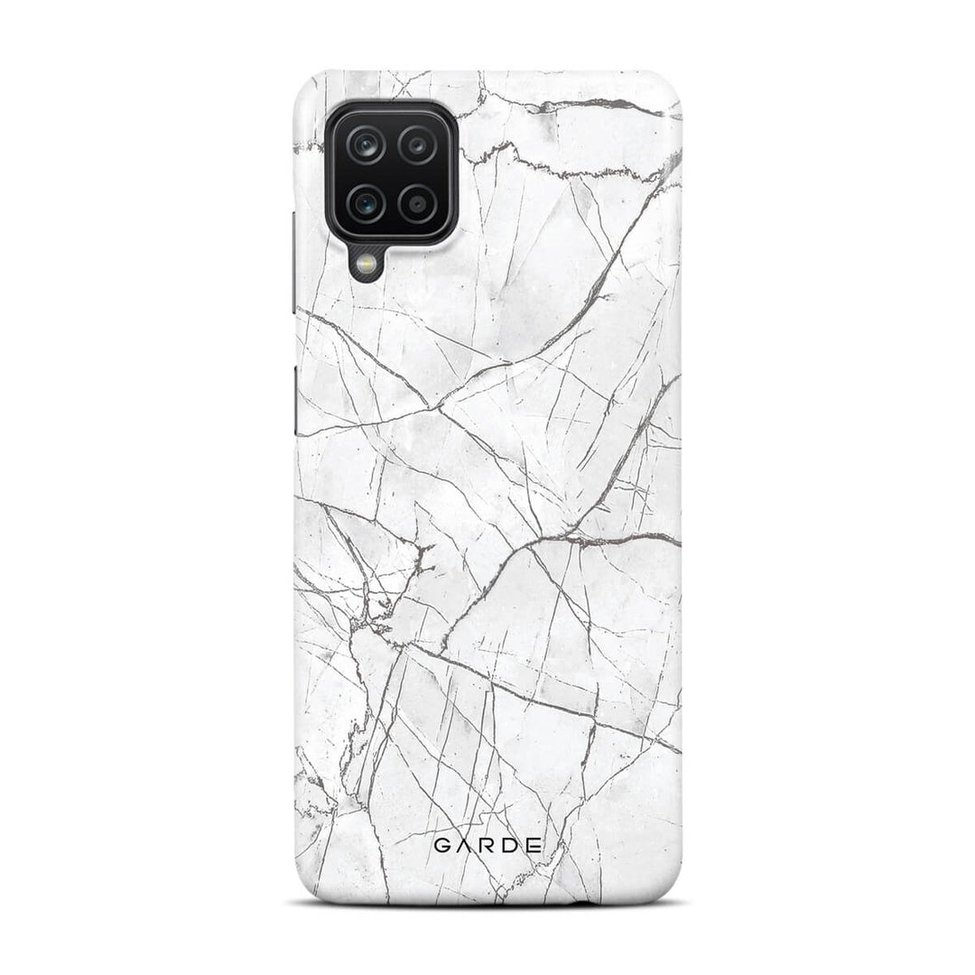Blanco Carrara Samsung A12 Back Cover - Custom Printed Phone Case by Garde