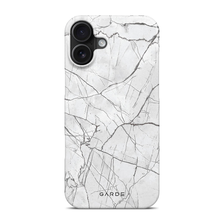 Blanco Carrara iPhone 16 Plus Back Cover - Custom Printed Phone Case by Garde
