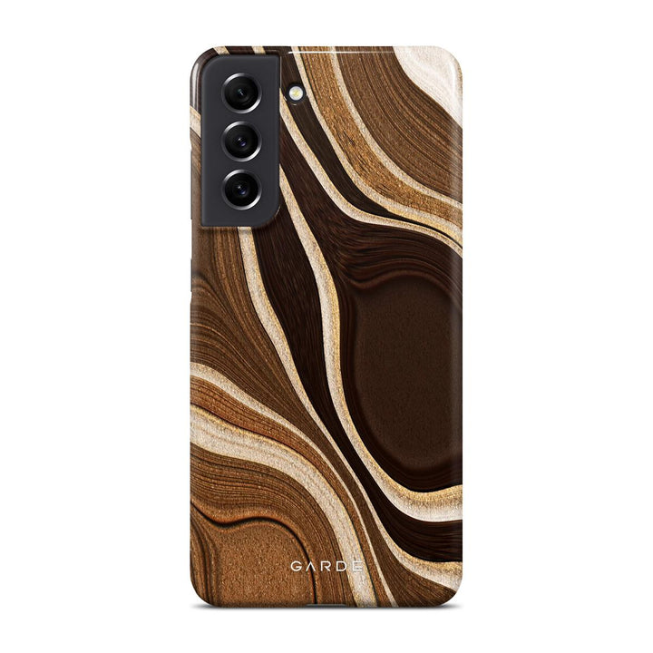 Caramel Samsung S21 FE Back Cover - Custom Printed Phone Case by Garde