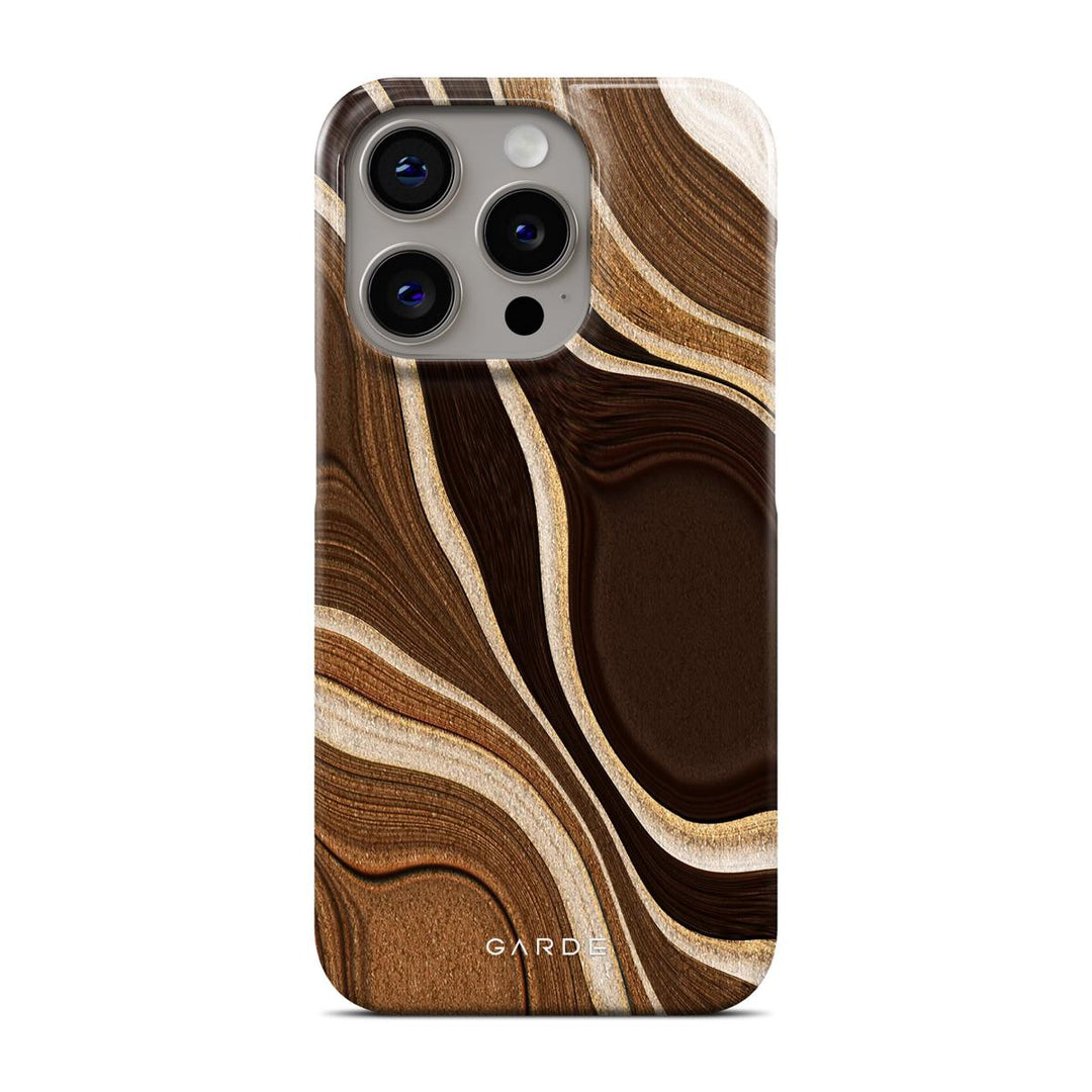 Caramel iPhone 15 Pro Back Cover - Custom Printed Phone Case by Garde