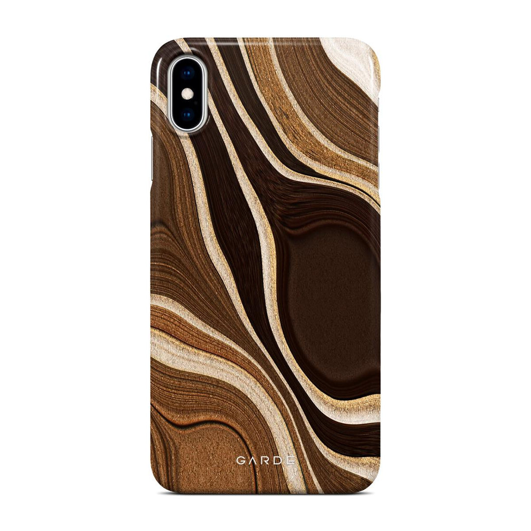 Caramel iPhone Xs Max Back Cover - Custom Printed Phone Case by Garde