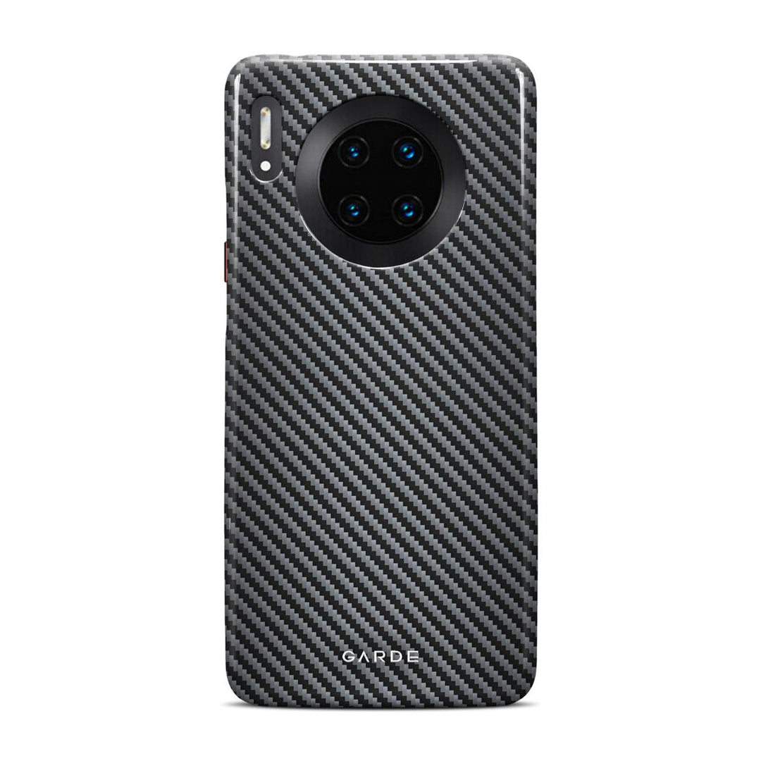Carbon Grey Huawei Mate 30 Back Cover - Custom Printed Phone Case by Garde