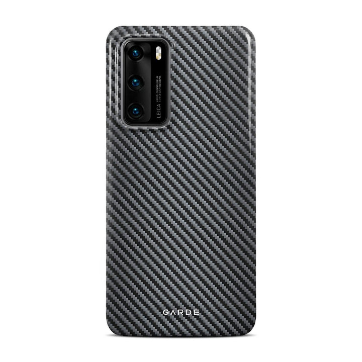 Carbon Grey Huawei P40 Back Cover - Custom Printed Phone Case by Garde