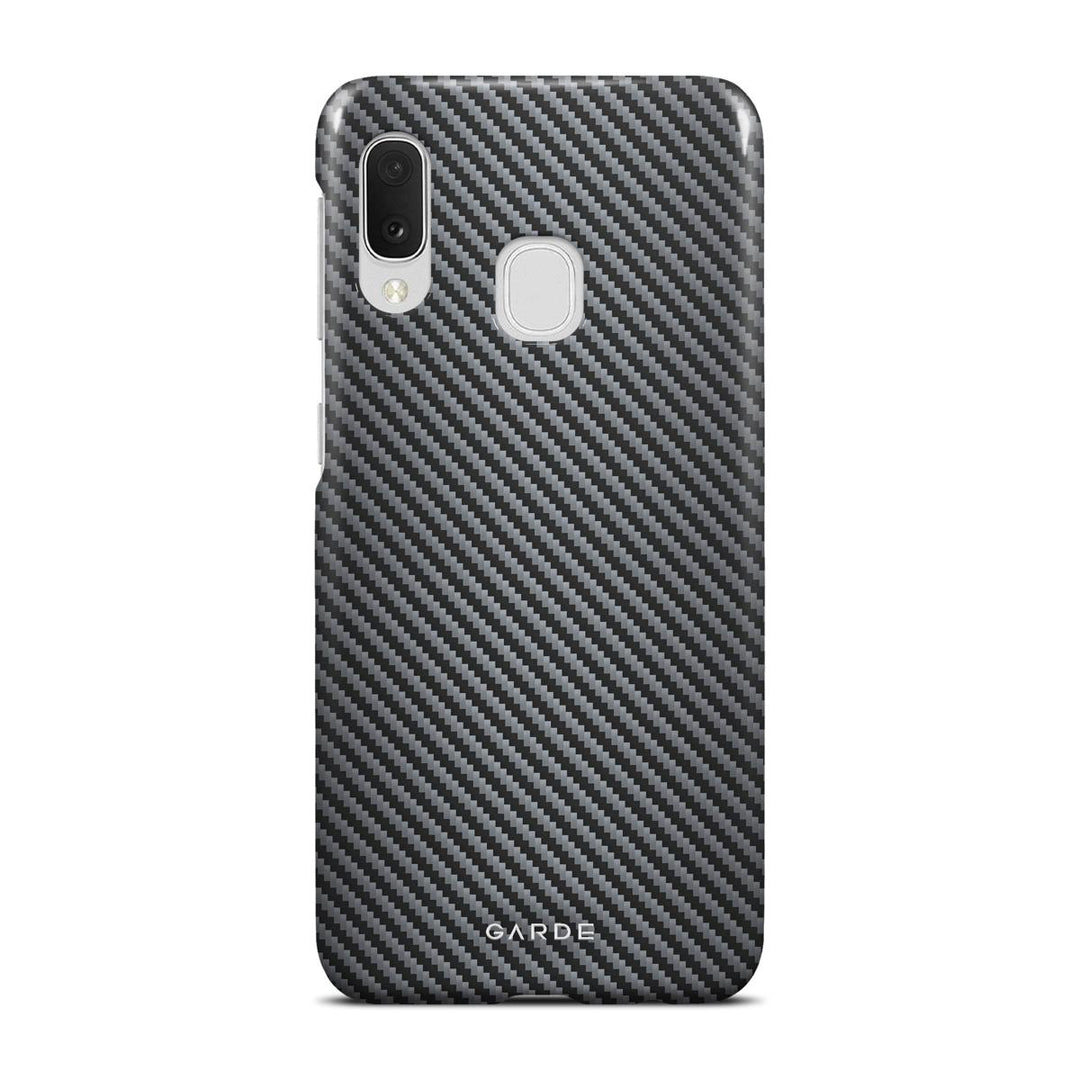 Carbon Grey Samsung A20E Back Cover - Custom Printed Phone Case by Garde