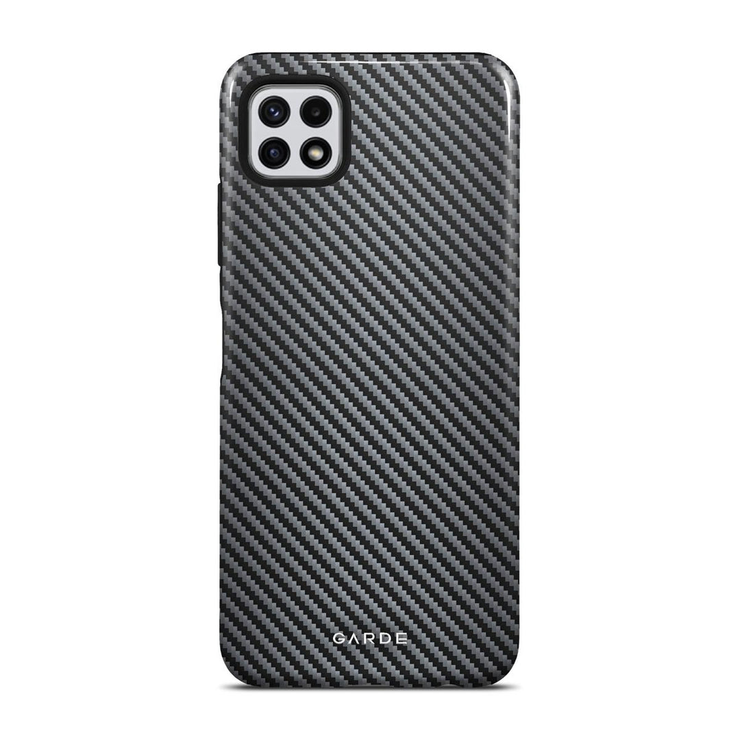 Carbon Grey Samsung A22 5G Back Cover - Custom Printed Phone Case by Garde