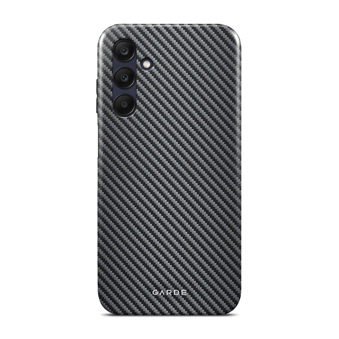 Carbon Grey Samsung A25 5G Back Cover - Custom Printed Phone Case by Garde