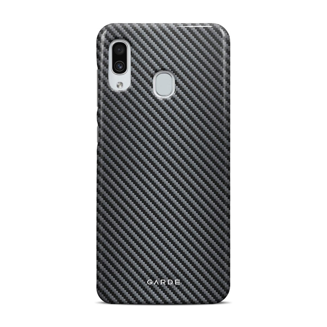 Carbon Grey Samsung A30 / A20 Back Cover - Custom Printed Phone Case by Garde
