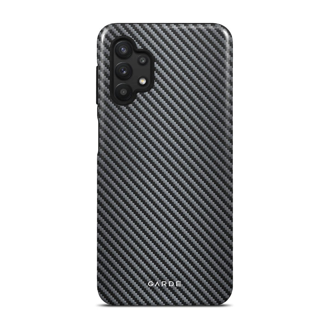 Carbon Grey Samsung A32 5G Back Cover - Custom Printed Phone Case by Garde