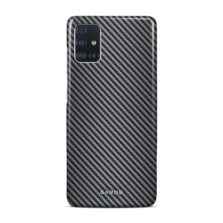 Carbon Grey Samsung A51 Back Cover - Custom Printed Phone Case by Garde