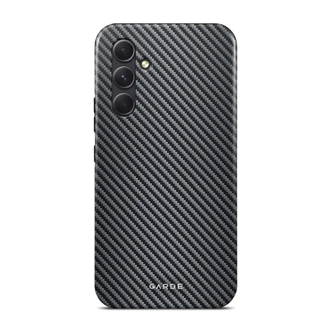 Carbon Grey Samsung A54 5G Back Cover - Custom Printed Phone Case by Garde