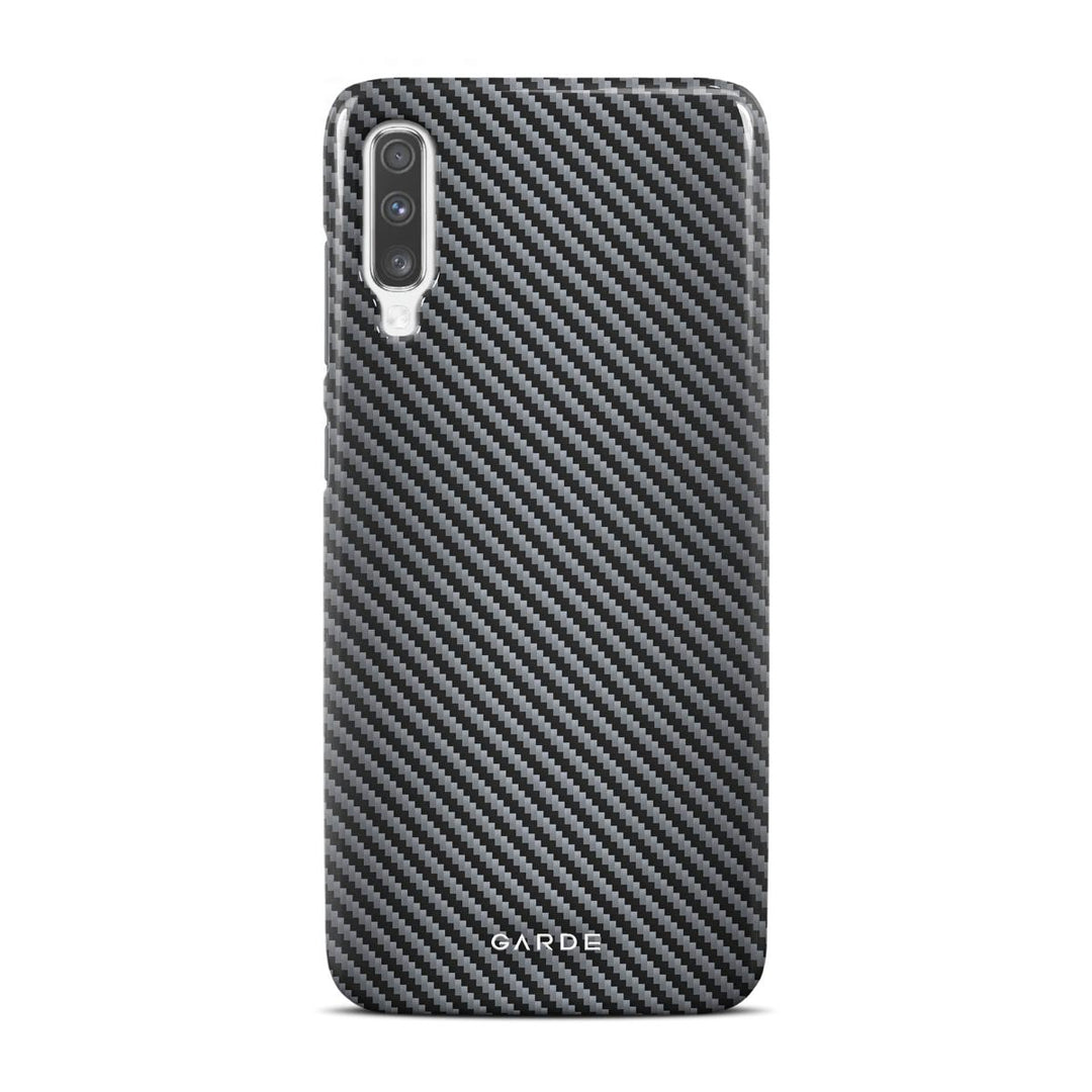 Carbon Grey Samsung A70 Back Cover - Custom Printed Phone Case by Garde