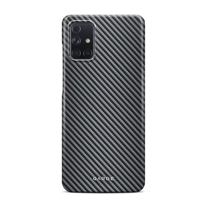 Carbon Grey Samsung A71 Back Cover - Custom Printed Phone Case by Garde