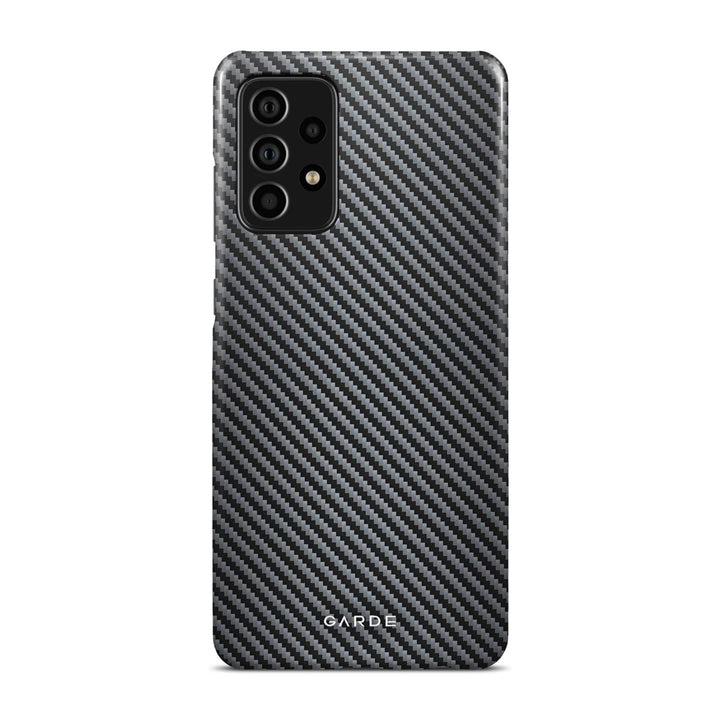 Carbon Grey Samsung A72 4G / 5G Back Cover - Custom Printed Phone Case by Garde