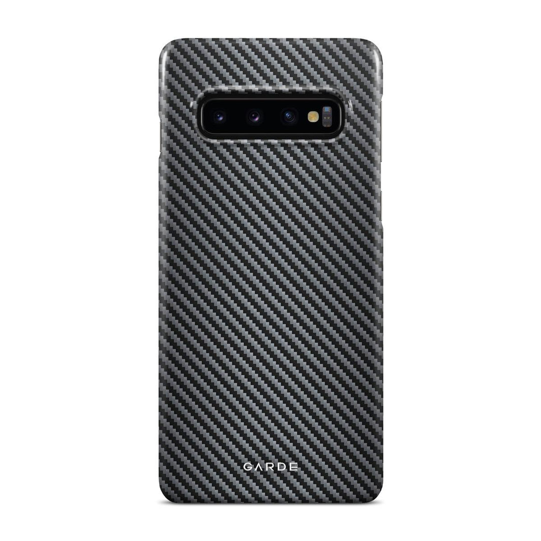 Carbon Grey Samsung S10 Back Cover - Custom Printed Phone Case by Garde