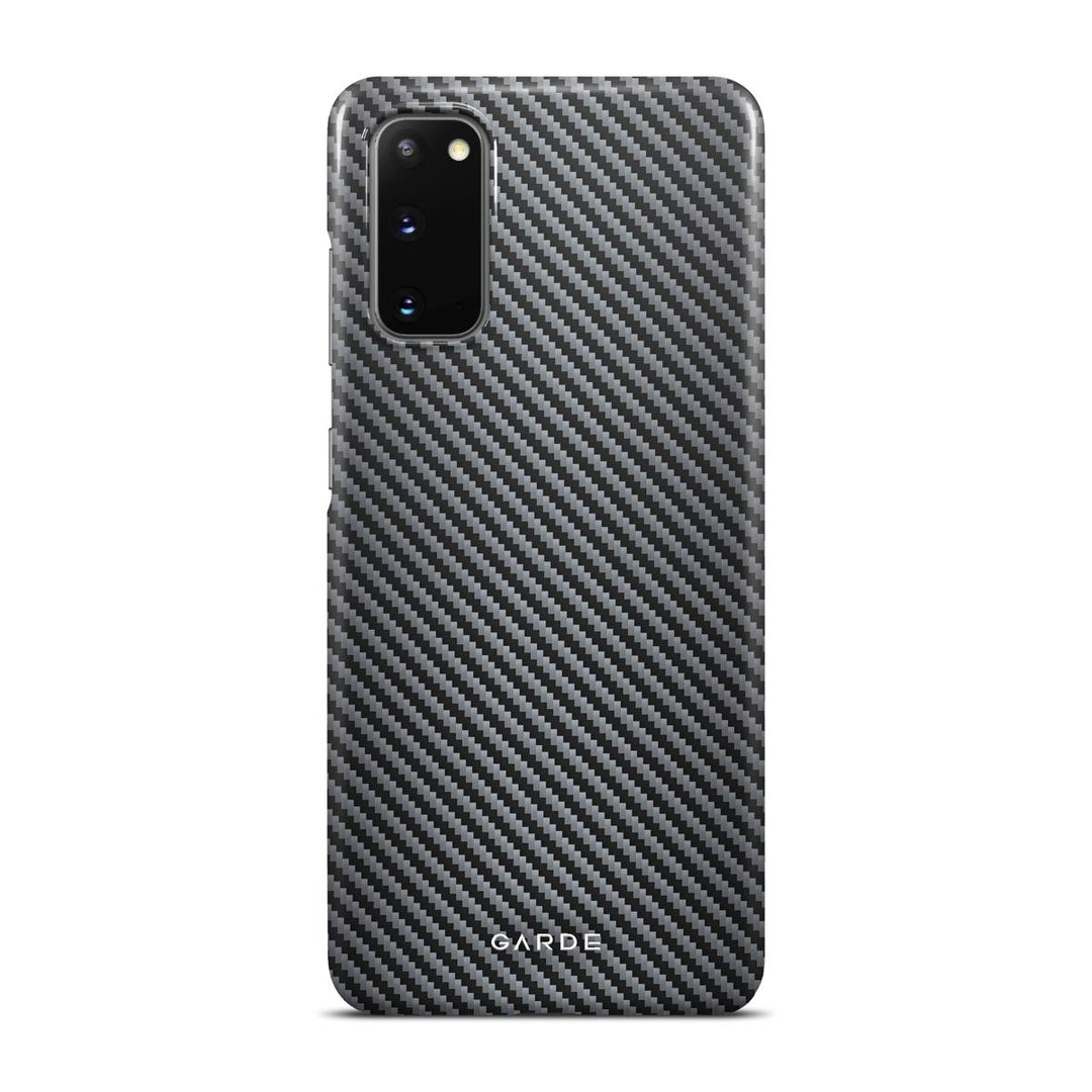 Carbon Grey Samsung S20 Back Cover - Custom Printed Phone Case by Garde