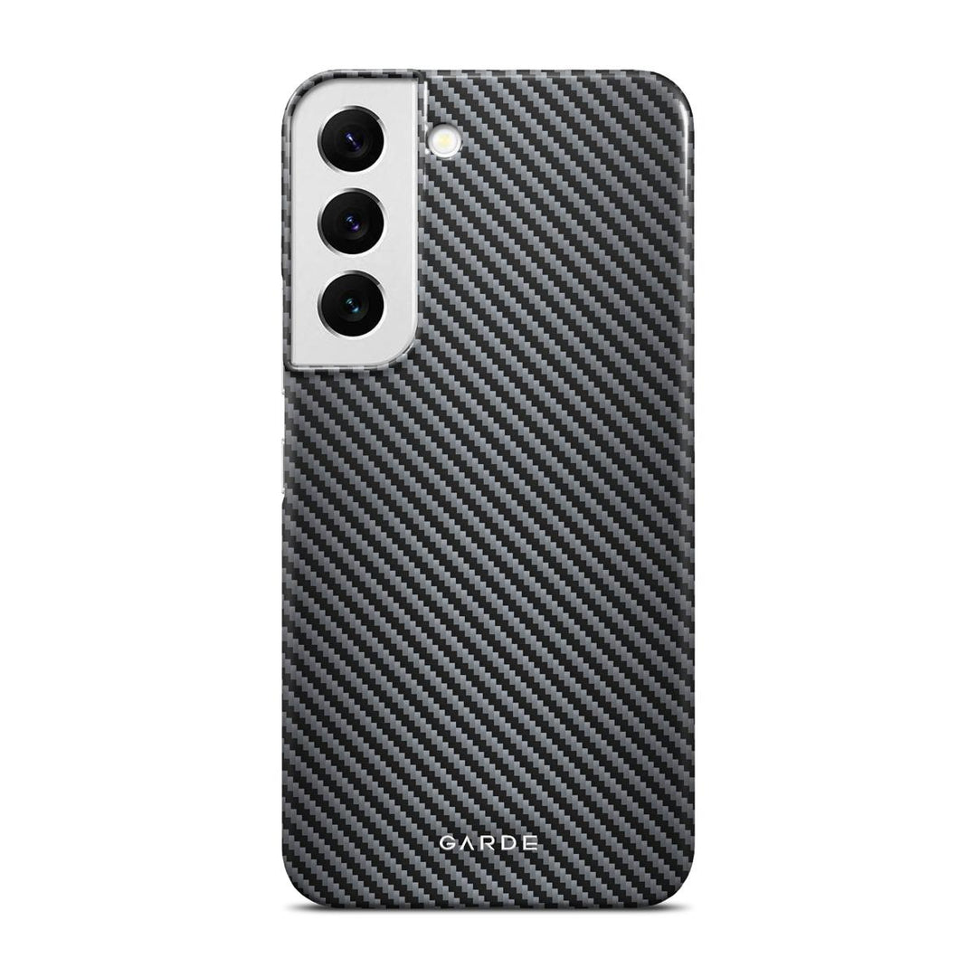 Carbon Grey Samsung S22 Back Cover - Custom Printed Phone Case by Garde