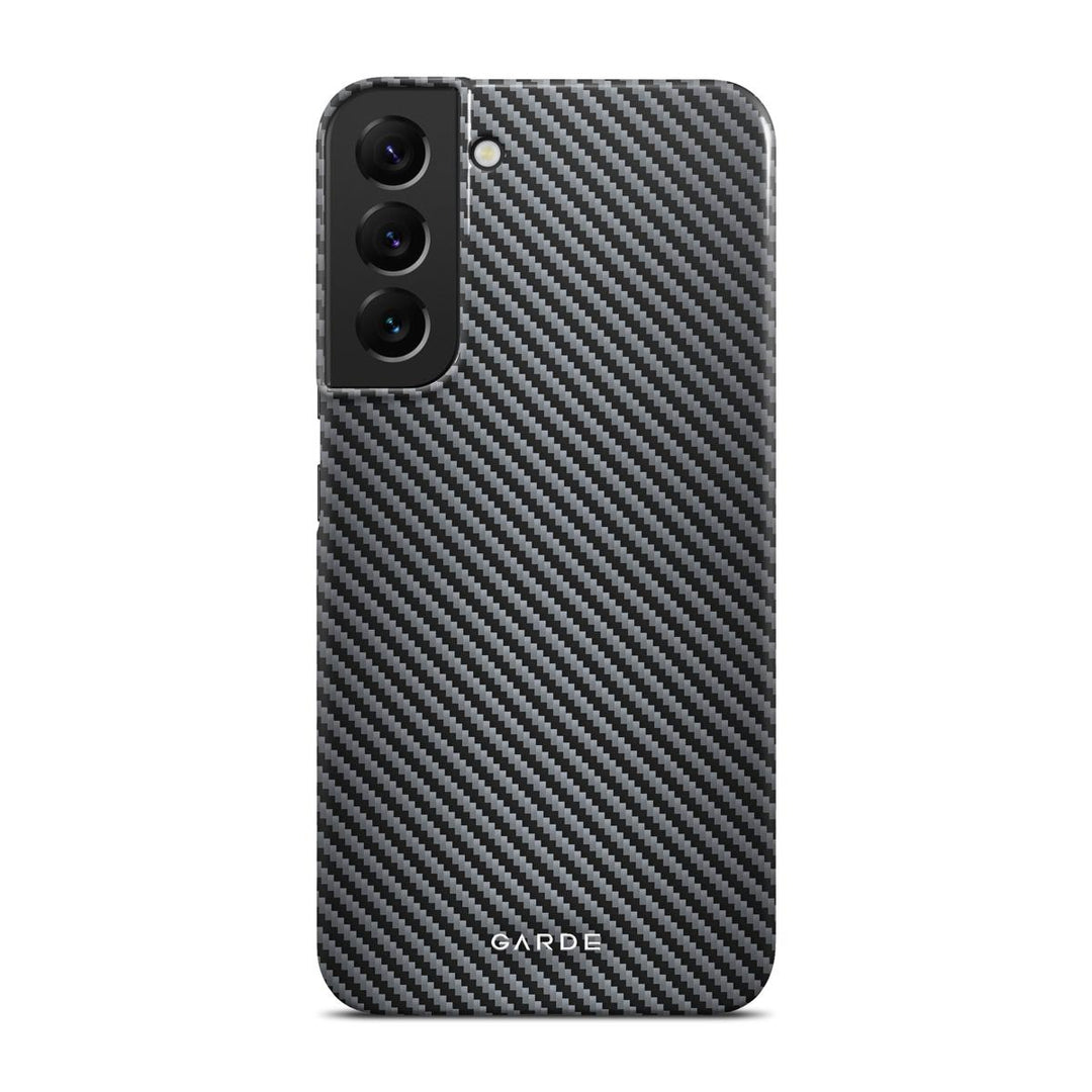 Carbon Grey Samsung S22 Plus Back Cover - Custom Printed Phone Case by Garde