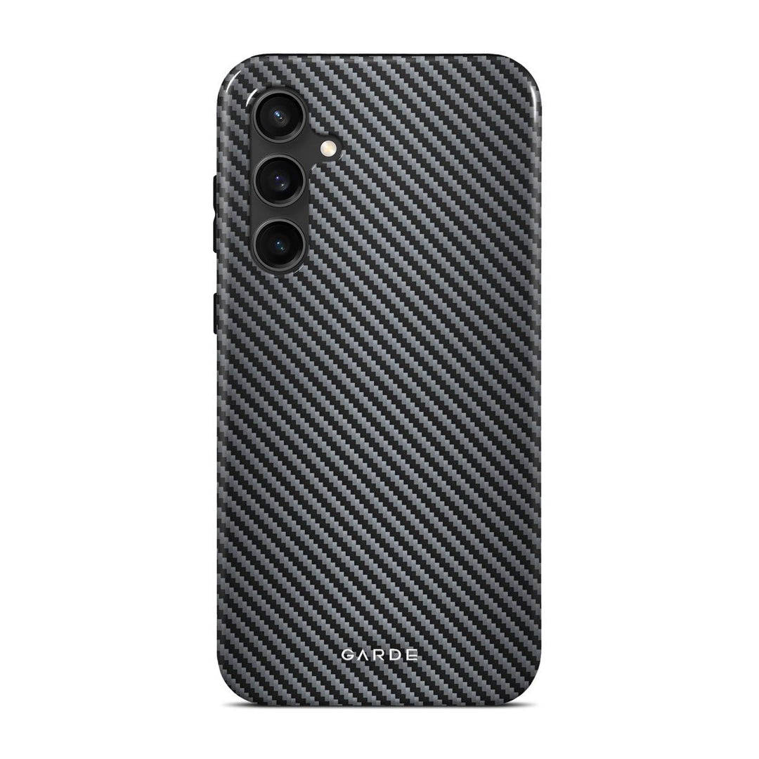 Carbon Grey Samsung S23 FE Back Cover - Custom Printed Phone Case by Garde