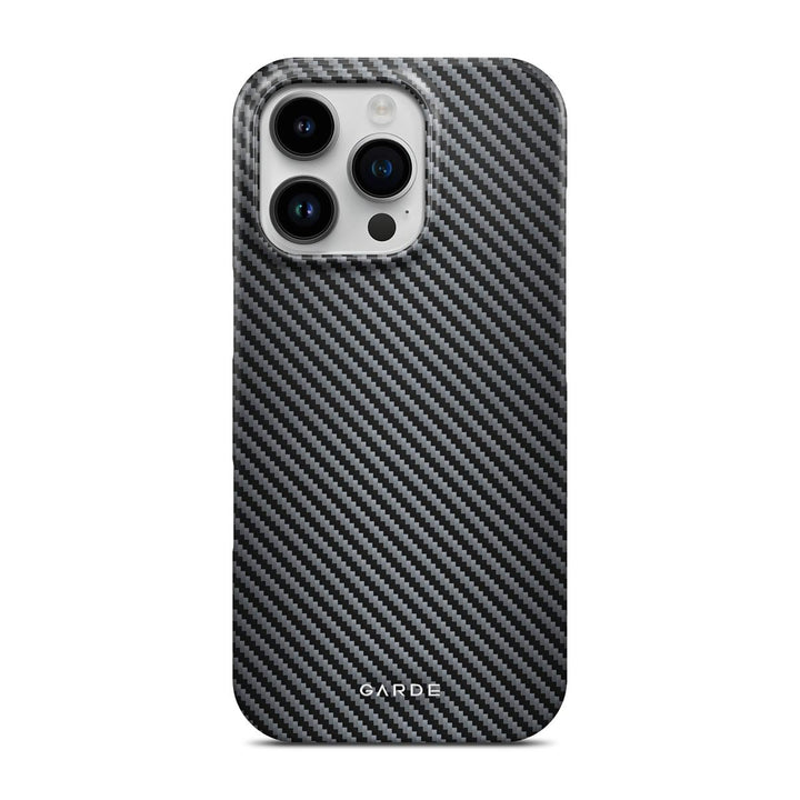 Carbon Grey iPhone 16 Pro Back Cover - Custom Printed Phone Case by Garde