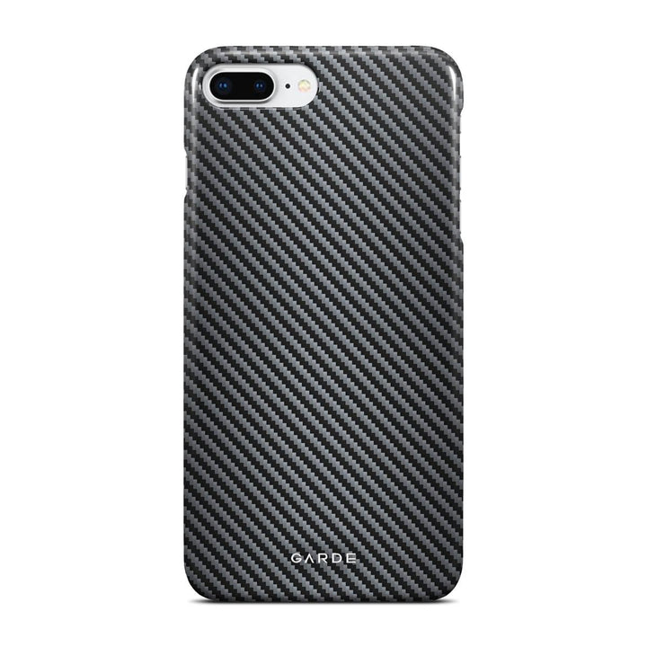 Carbon Grey iPhone 7 Plus / 8 Plus Back Cover - Custom Printed Phone Case by Garde