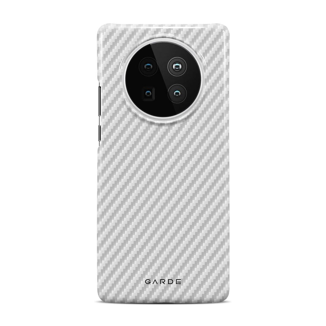 Carbon White Huawei Mate 40 Pro Plus Back Cover - Custom Printed Phone Case by Garde