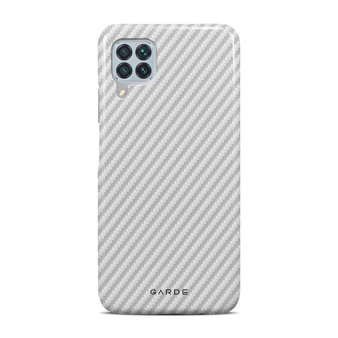 Carbon White Huawei P40 Lite Back Cover - Custom Printed Phone Case by Garde
