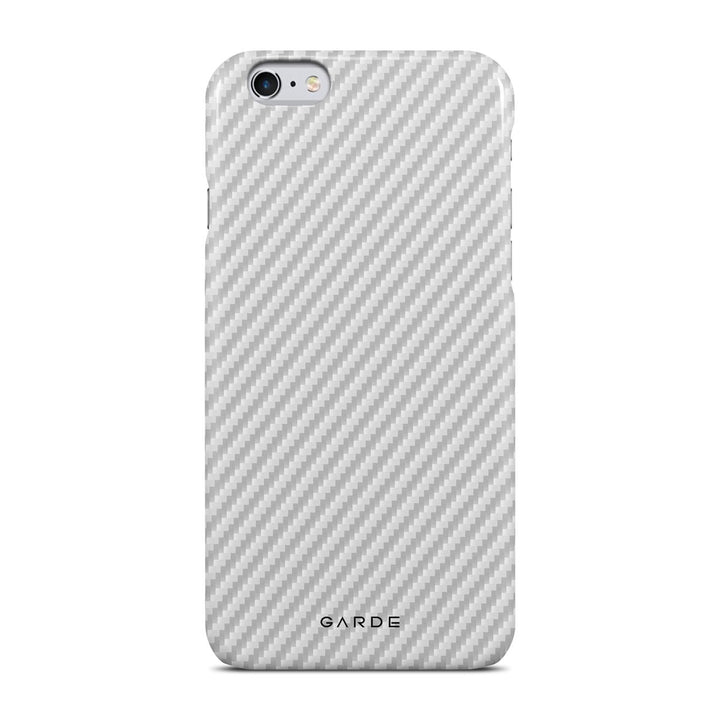 Carbon White iPhone 6 / 6s Back Cover - Custom Printed Phone Case by Garde