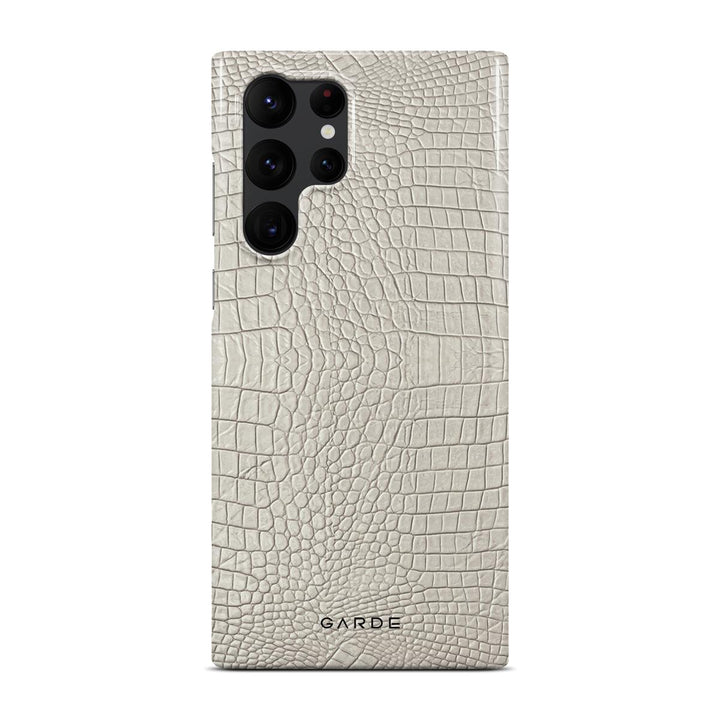 Cordelia Cream Samsung S22 Ultra Back Cover - Custom Printed Phone Case by Garde