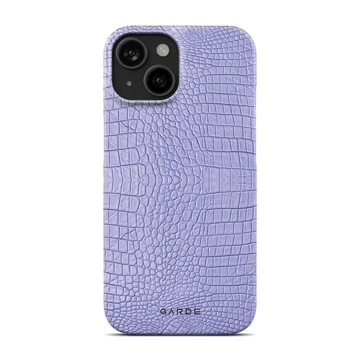 Cordelia Purple iPhone 15 Back Cover - Custom Printed Phone Case by Garde