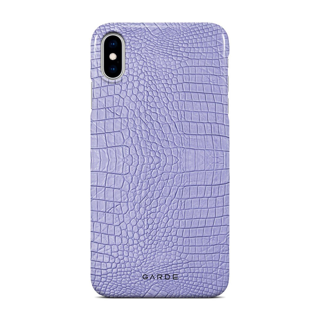 Cordelia Purple iPhone Xs Max Back Cover - Custom Printed Phone Case by Garde