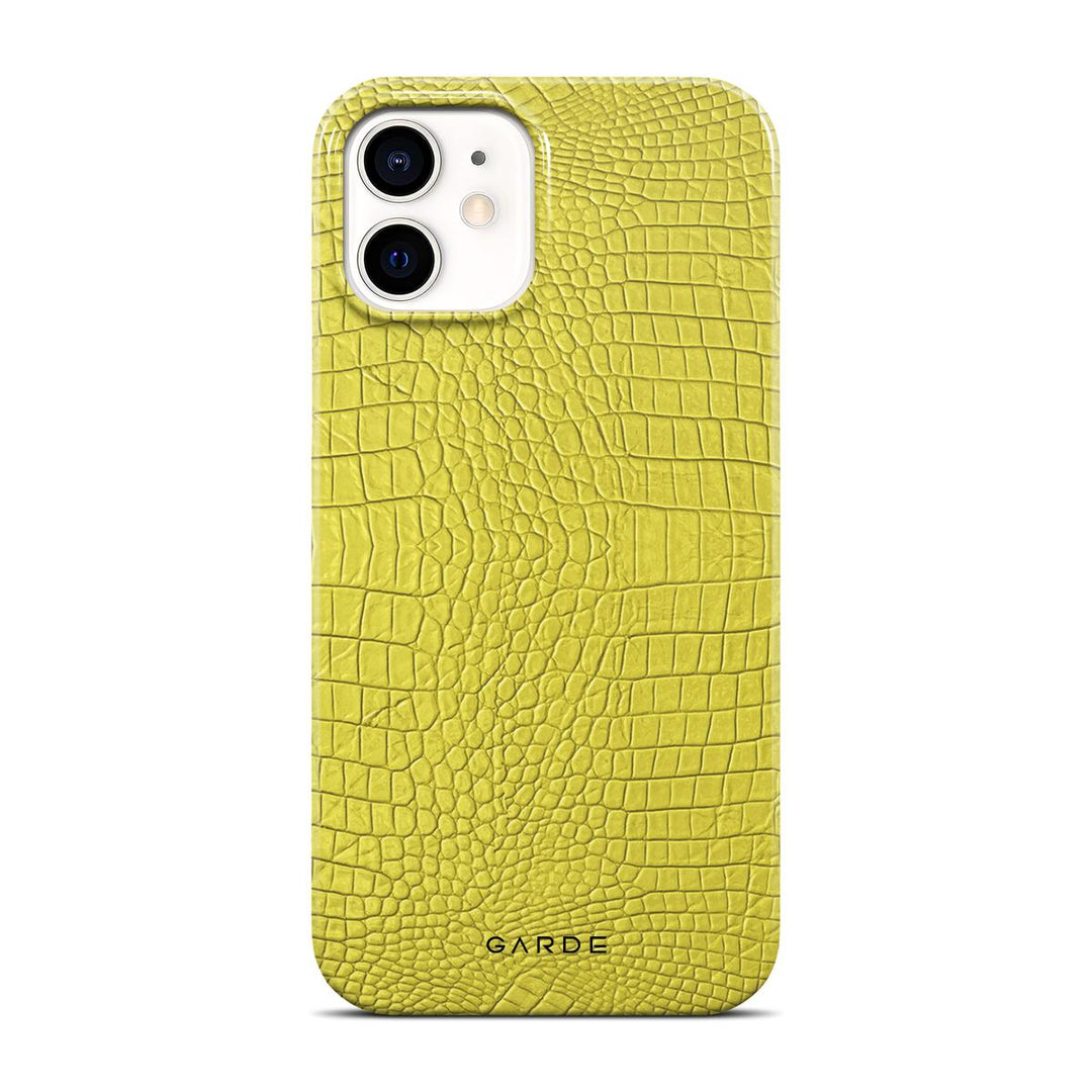 Cordelia Yellow iPhone 12 Back Cover - Custom Printed Phone Case by Garde