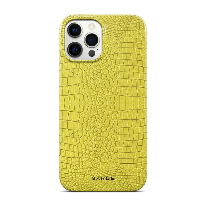 Cordelia Yellow iPhone 12 Pro Max Back Cover - Custom Printed Phone Case by Garde