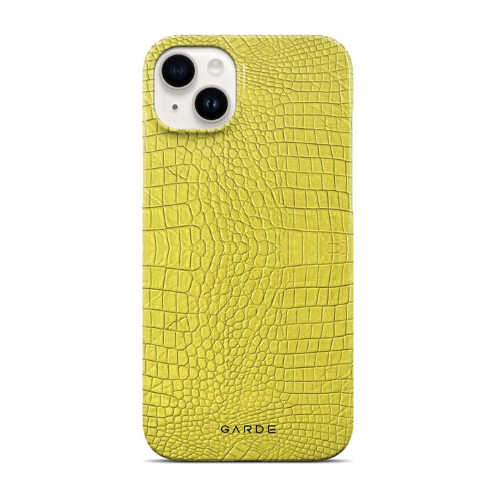 Cordelia Yellow iPhone 14 Plus Back Cover - Custom Printed Phone Case by Garde