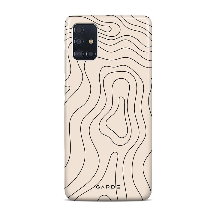 Dessert Map Samsung A51 Back Cover - Custom Printed Phone Case by Garde