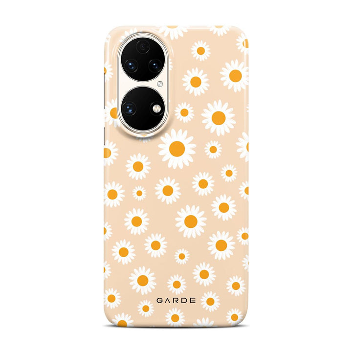 Emile Beige Huawei P50 Back Cover - Custom Printed Phone Case by Garde