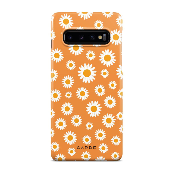 Emile Peach Samsung S10 Back Cover - Custom Printed Phone Case by Garde