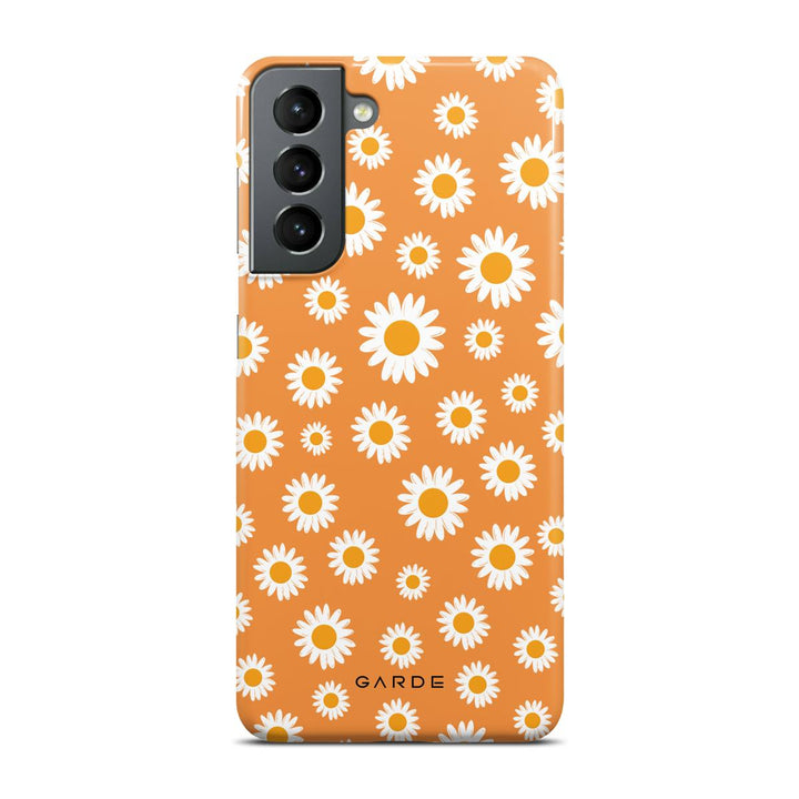 Emile Peach Samsung S21 Back Cover - Custom Printed Phone Case by Garde