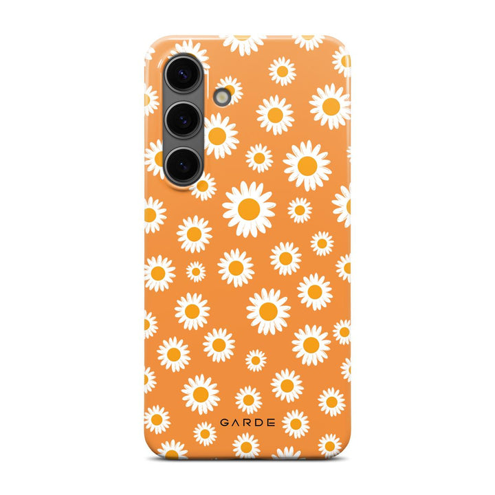 Emile Peach Samsung S24 Back Cover - Custom Printed Phone Case by Garde