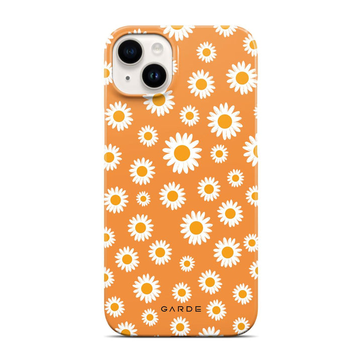Emile Peach iPhone 14 Plus Back Cover - Custom Printed Phone Case by Garde