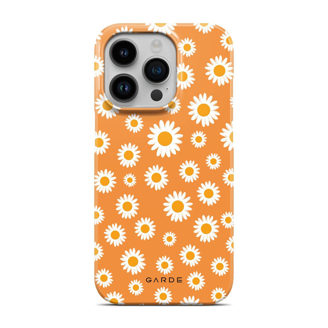 Emile Peach iPhone 14 Pro Back Cover - Custom Printed Phone Case by Garde