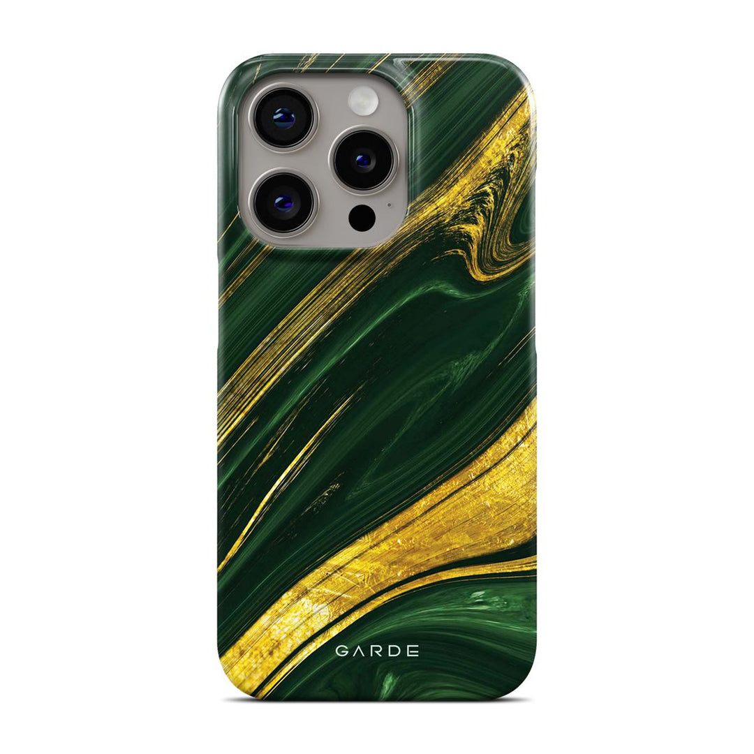 Gold River iPhone 15 Pro Back Cover - Custom Printed Phone Case by Garde