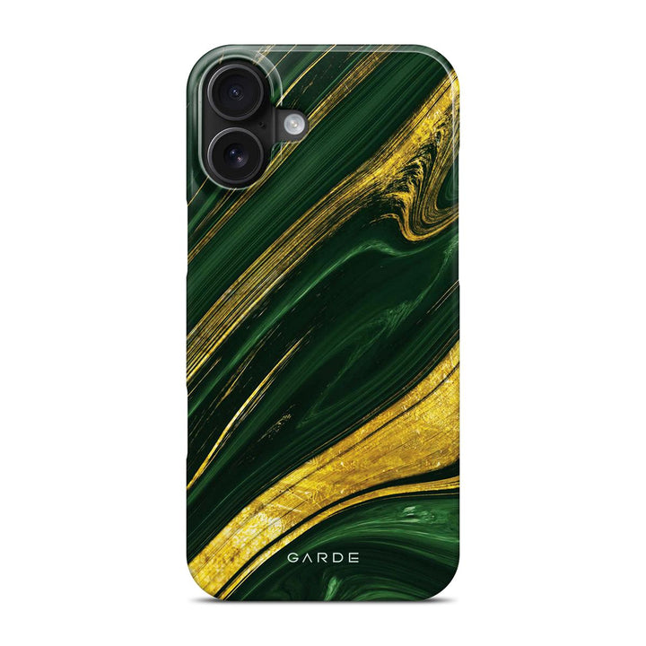 Gold River iPhone 16 Plus Back Cover - Custom Printed Phone Case by Garde
