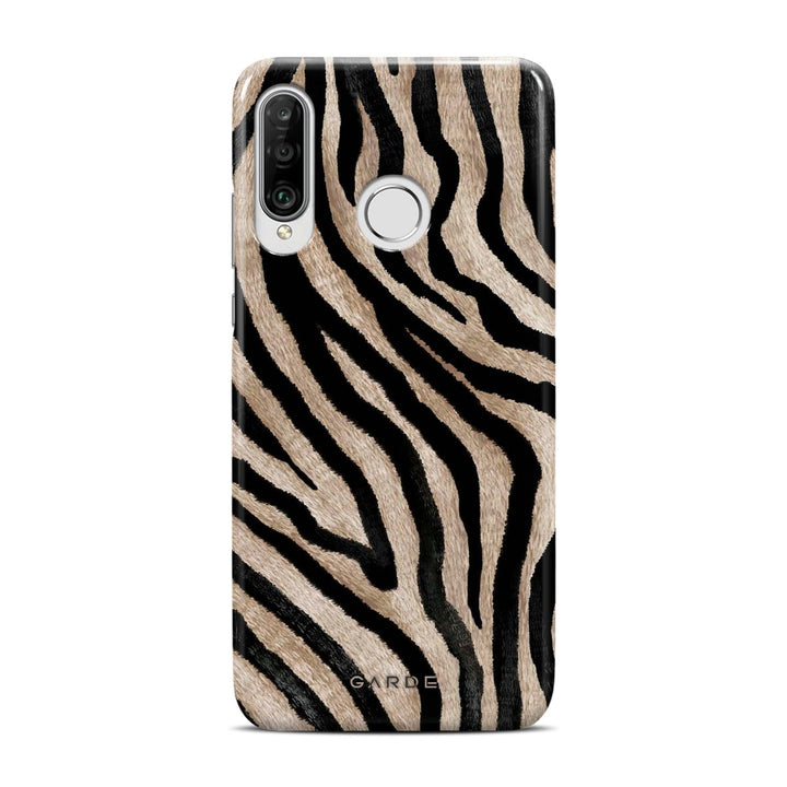Golden Zebra Huawei P30 Lite Back Cover - Custom Printed Phone Case by Garde