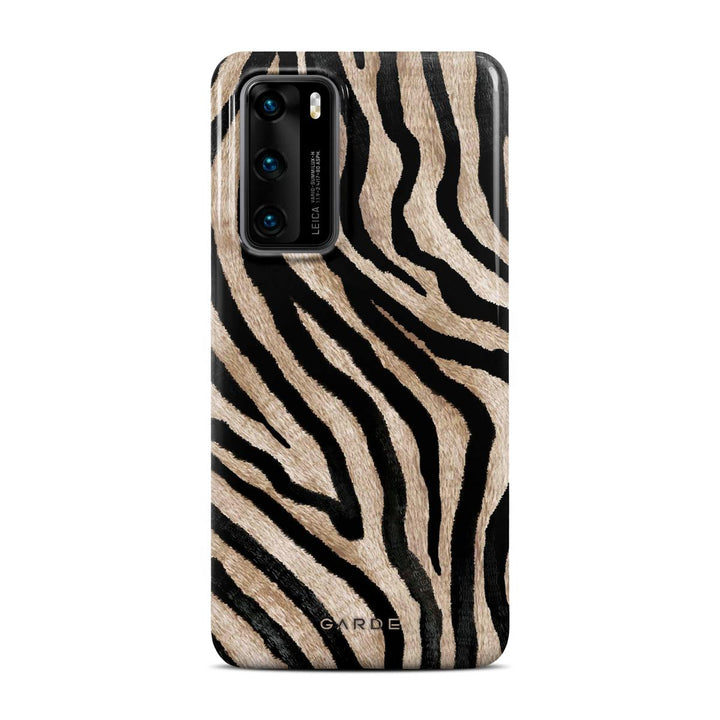 Golden Zebra Huawei P40 Back Cover - Custom Printed Phone Case by Garde