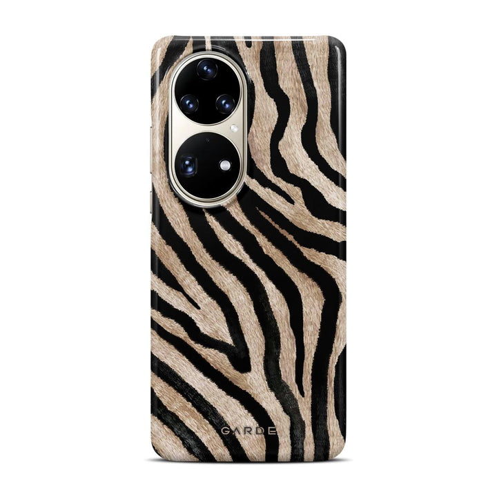 Golden Zebra Huawei P50 Pro Back Cover - Custom Printed Phone Case by Garde