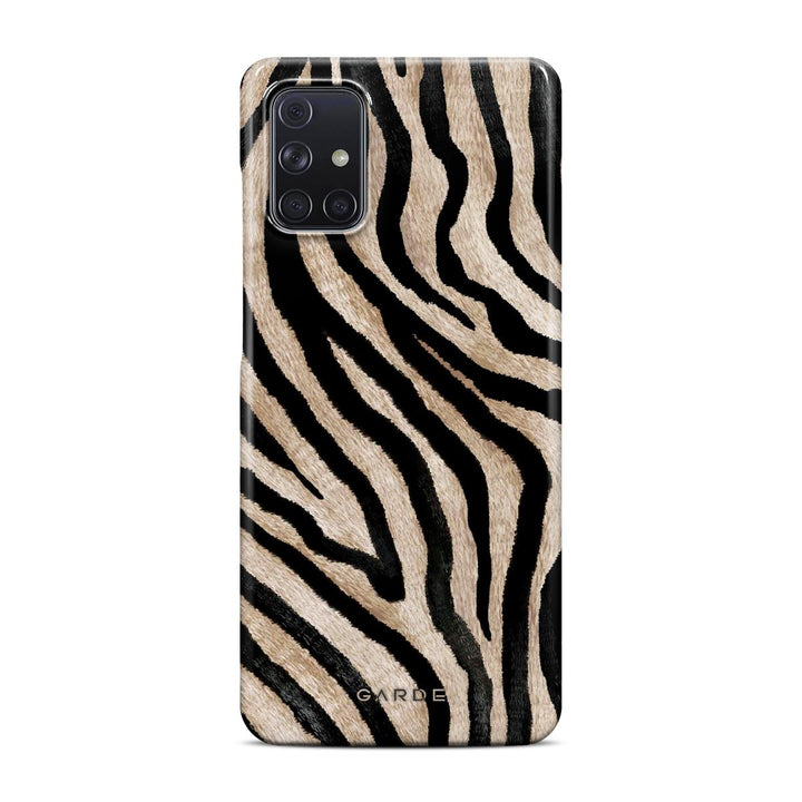 Golden Zebra Samsung A71 Back Cover - Custom Printed Phone Case by Garde
