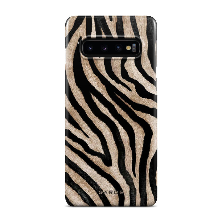 Golden Zebra Samsung S10 Back Cover - Custom Printed Phone Case by Garde