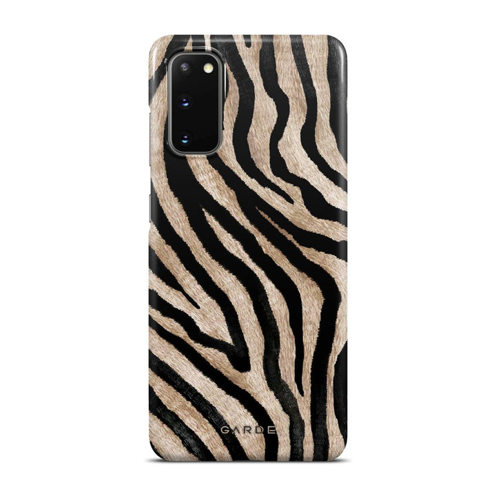 Golden Zebra Samsung S20 Back Cover - Custom Printed Phone Case by Garde