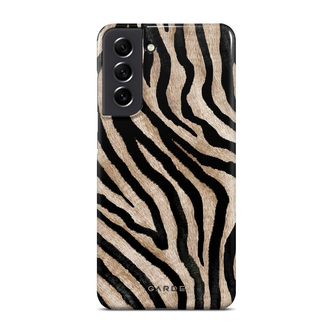 Golden Zebra Samsung S21 FE Back Cover - Custom Printed Phone Case by Garde